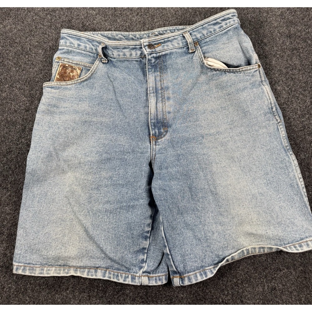 Vintage Jansport Denim Shorts Mens 36 Light Wash Jean Shorts USA Skate Y2K